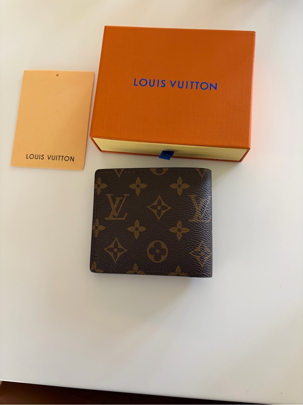 Louis Vuitton Monogram Canvas Money Clip Wallet - Brown